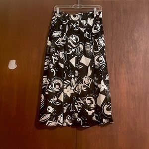 unknown brand vintage pattern skirt